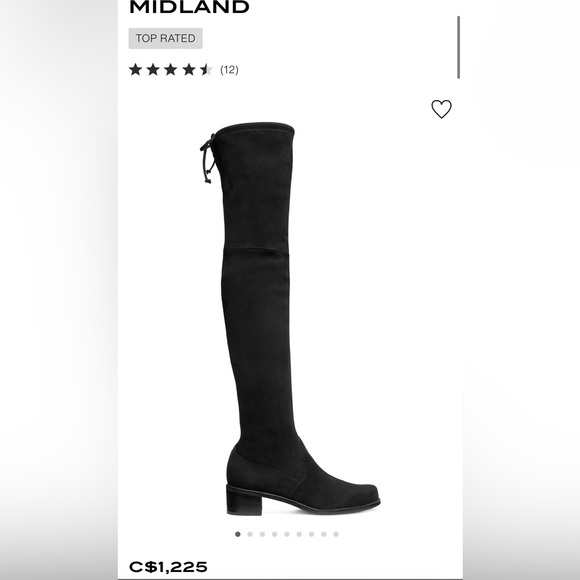 Stuart Weitzman Midland Grey Suede Boots (Never worn) - Picture 2 of 6